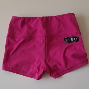 Fleo Women's Vibrant Pink Athletic Shorts